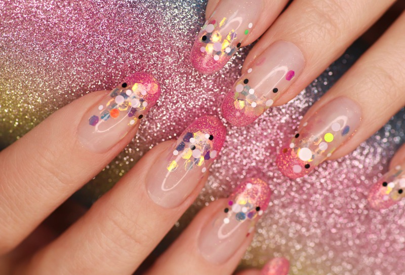 formation baby color nail art